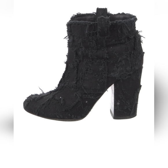 Laurence Dacade Riding Boots. Ankle. Black sz 9.5 (39.5). Block heel. Round toe - Picture 1 of 11
